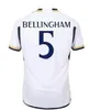 23-24 Home Soccer Jerseys Brahim 5 Bellingham Benzema Vini Jr. Courtois Alaba Tchouameni Kroos Camavinga Magliette da calcio personalizzate Qualità tailandese Negozio Yakuda