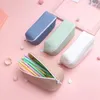 Kawaii Pencil Case Duża pojemność szkolna zaopatrzenie w szkołę PU skórzane papiery papiernicze Śliczne pióro do fajnych torebek