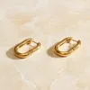 Hoop Huggie SOMMAR Trendy Gold Plated Men and Women earrings trendy Geometric Minimalism earring for women diy 230614