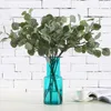 Gedroogde bloemen DIY flores Zomer Herfst Handgemaakte Kunstmatige Plastic Planten Eucalyptus Boomtakken Thuis Bruiloft Hotel Feest Bladeren Gras