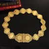 Belly Chains French Rich Gold Color Coin Belt for Women Algerian Traditionell kaftan Bröllopsklänning Bälten Napoleon Figur Kunglig midja 230614