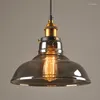 Pendelleuchten American Retro Vintage Lichter Klarglas Lampenschirm Loft E27 für Esszimmer Küche Lampe