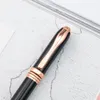 Luxury High Quality Metal Ballpoint Pen For Writing Office School Supplies Black Ink 0.5mm Customized Logo Name Gift