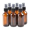 Amber Glass Bottle Bottles with Black Fine Mist Pump Sprayer Designed for Essential Oils Perfumes Cleaning Products Aromatherapy Bottle Kjng