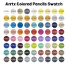 鉛筆ARRTX 72126色付き鉛筆ソフトコアリード高光速性の豊富な顔料を着色するための鉛筆を描く230614