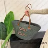 Bolso de diseñador Moda para mujer Anagrama Cesta Bolso de compras Cesta de verduras Bolso de playa Bolso Verano Nuevo Bolso tejido de paja Bolso de vacaciones en la playaID qwertyui879