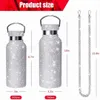 Water Bottles custom water bottle Diamond Water bottle Thermos Bottle Stainless Steel Sparkling Vacuum Flask Tumbler Mug for Gift bottle 230614