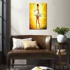 Modern Canvas Art Figurative Girl in The Ballet Class Hand-painted Oil Paintings Living Room Decor