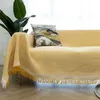 Battaniye kanepe kapak yastık kapağı kanepe örgü battaniye waffle kabartmalı battaniye nordic dekoratif düz renkli battaniyeler kanepe yatağı için r230615