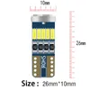 새로운 도매 200pcs 차량 T10 194 168 W5W LED 전구 클리어런스 램프 신호 웨지 수하물 구획 Beeleuchtung 번호판 조명