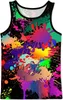 Designer Fashion Mens T-shirt Vest 3D Tank Tops för män Kvinnor Cool Design Grafiska ärmlösa skjortor Summer Tops