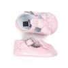 Babyschoenen Baby Meisje PU Lederen Schoenen Voor geboren Baby Peuter Kroon Boog Prinses Zachte Zolen Schoeisel Mooie 230615