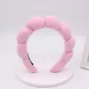 Hoofdband voor vrouwen Sponge Spa Hoofdbanden Spons Badstof Handdoek Doek Stoffen hoofdband voor het wassen Gezicht Make-up verwijderen Yoga Douche Huidverzorging, hoofdbandjes Haartoebehoren