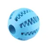 NOVO 5 cm Brinquedos para cães de estimação Bola Engraçado Elasticidade Interativa Brinquedo para mastigar para dente de cachorro Bola de comida limpa Bola de borracha extra-resistente FY3946