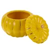 Flatware Sets Ceramic Cup Steamed Bowl Bowls Kitchen Gadget Soup Pot Lid Pumpkin Jar With Egg Container Novel Dessert