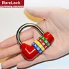 Door Locks 4 Letters Combination Padlock Code Password Lock for Door Cabinet Drawer Bike Motorcycle Student Locker Rarelock MMS61 a 230614