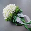 Декоративные цветы высококачественные гипсофилы с цветочным букетом Babybreath Bride Sward Share Speps Supplies Satin Libbon для аксессуаров
