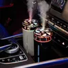 Umidificatori Umidificatore per auto più recente ricaricabile con luce notturna colorata Diffusore di aromi per la casa con deodorante wireless da 300 ml