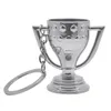 Decoratieve Objecten Beeldjes La Liga Mini Voetbal Sleutelhanger Kampioen Voetbal Spanje Award Trofee Sleutelhanger Metalen Model Fans Presenteert Verjaardagscadeau 230614