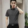 Men's Casual Shirts Man Tops Short Sleeve And Blouses For Men Plain Clothing Black Aesthetic Vintage Designer Asia Normal In Korean Style