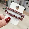 Strass Haarspange Mode Haarschmuck Frauen Kristall Hohl Wassertropfen Quadrat Dreieck Grips Haarnadel