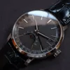 Vacherx Constantins Watch Men's Qualityシリーズ2460自動巻線統合ムーブメントサファイアミラートラックミニッツスケールテクスチャスーパームーンフェーズラグジュアリーブランド