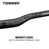 Bike Handlebars Components TOSEEK ZF-ONE Mtb Carbon Handlebar Bicycle Handlebar 31.8*580-720/740/760mm Matt Black Handlebars For Mountain Bike Accessories 230614