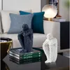 Decorative Objects Figurines Nordic Style Simple Art Abstract Character Decoration Creative Light Luxury Porch Home Room Handicraft 230614
