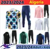 2023/2024 Argélia agasalho MAHREZ camisas de futebol masculino crianças 23/24 Algerie BOUNEDJAH Survetement maillot de foot FEGHOUL roupa esportiva treino de futebol 10-XXL