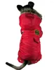 Vestuário para cães Roupas grandes Casaco para animais de estimação Jaqueta de inverno Roupas quentes Cachorro Vermelho Azul Cor Tamanho 2XL-5XL