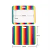 DZ2075 arc-en-ciel Gay LGBT Pride cou sangle porte-clés porte-badge carte d'identité passe accrocher corde lariat longe pour porte-clés accessoires G102736