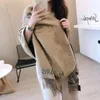 2023 New Luxury V Scarf Cashmere Thick Shawl Women Long Winter Wram Pashmina Wraps Hijab with Tassel Bufanda Foulard 20231554875260r
