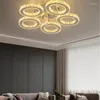 Avizeler Modern Luster Chrome Kaplamalı Kristal Avize 30W LED Tavan Oda Dekorasyonu için Uygun