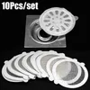 Nieuwe 10 Stuks Wegwerp Afvoerputje Anti-Blocking Sink Filter Haar Catcher Zeef Afvoer Stopper Cover Keuken Badkamer accessoires