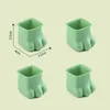 New 4Pcs Table And Chair Leg Cover Silicone Round And Square Foot Base Cover Non-slip Furniture Floor Protector Pads Home Decoration