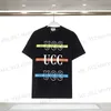 Erkek T Shirt Tasarımcı T Pamuk Yuvarlak Boyun Baskı Çabuk Kuruyan Kırışıklık Karşıtı Erkekler İlkbahar Yaz Yüksek Gevşek Eğilim Kısa Kollu Erkek Giyim T230615