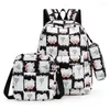 Borse da scuola Zaino da donna per college giapponese Zaino per laptop Kawaii Set Zaini per studenti per adolescenti Ragazze Bookbags Donna