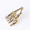 Broches Crystal Enamel Paar Giraffe Voor Vrouwen Schattige Dieren Pin Goud Kleur Sieraden Kids Jas Jurk Accessoires Gift