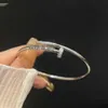 Boutique Internet Celebrity End Asian Gold Fine Edition Cati Armband Mud Diamond Zircon Nail Ring Light Luxury Style Kvinna