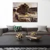 Impressionistische landschap Canvas Art Quai De Bercy Paul Cezanne schilderij handgemaakte kunstwerken voor hotellobby