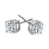 Stud Klassieke Charme Zirkoon S925 Sterling Sier Oorbel Oor Bone Nail Vrouwen Mannen Geen Vervaging Allergieën Drop Levering Sieraden oorbellen Dhbz5