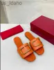 Slippers designer sandal Beach Slide Woman Slipper odile Skin Leather Flip Flops Sexy Ladies Orange Scuffs Shoes Original Box Dust Bag Pretty J0619