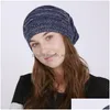 Beanie/Skull Caps Winter Beanie Hatts for Women Chunky Soft Cable Knit Warm Skull Cap Christmas Gift Will and Sandy Drop Delivery Fas DHHPT