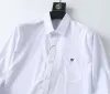 turn ropahombre Chemise habillée officielle pour hommes du même style T-shirt de luxe à manches longues vêtements d'affaires décontractés à carreaux Poney Marque de broderie 22 couleurs taille S-4XL