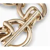 Chain Fit UNO DE 50 Fashion Plated 925 Silver 14K Yellow Gold Charm Gold Armband Niche Jewelry Gift 230615