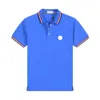 Designer heren Basic zakelijke polo's T-shirt mode frankrijk merk Heren T-shirts geborduurde polo's armbanden letter Badges poloshirt korte broek maat M-XXL GSSZ