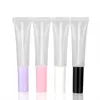 600pcs 15ml Empty Lip Gloss Tubes bottle Lip Glaze Lipstick Packaging Tube Clear Cosmetic Lipgloss Container With Brush Head Mntku