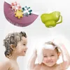 Banyo Toys Bebek Duş Şamandıra Şişirilebilir Oyuncak Plastik Mektup Şekil Dengesi Çocuk Banyo Yüzme Havuzu Su Eğlence Oyuncak 230615
