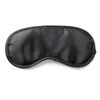 Schwarze Augenmaske, Polyester-Schwamm, weich, 4 Schichten, Schatten, Nickerchen, Augenbinde, Verdunkelung, Schlaf, Augenmaske