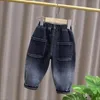 Jeans Jungen 2023 Frühling und Herbst Kinder Haren Hosen Koreanische Vielseitige Leggings Mode 230616